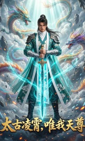 短剧《太古凌霄，唯我天尊》海报