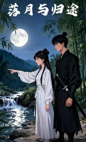 短剧《落月与归途》海报