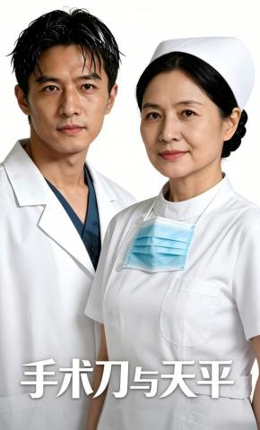 短剧《手术刀与天平》海报