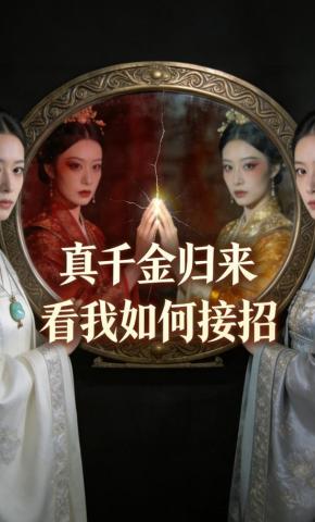 短剧《真千金归来？看我如何接招》海报