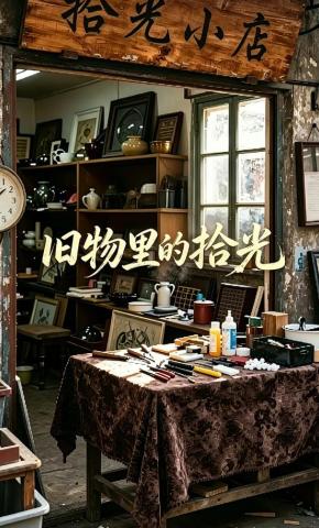 短剧《旧物里的拾光》海报