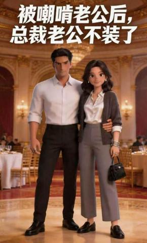 短剧《被嘲啃老公后，总裁老公不装了》海报