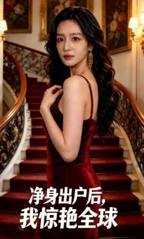 短剧《净身出户后，我惊艳全球》海报