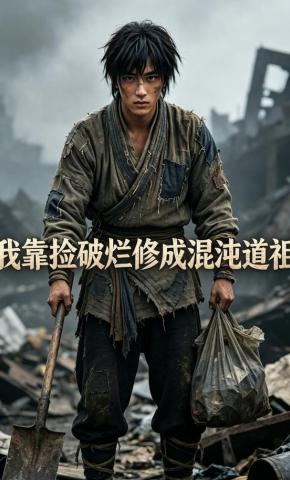 短剧《我靠捡破烂修成混沌道祖》海报