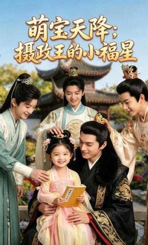 短剧《萌宝天降：摄政王的小福星》海报