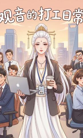 短剧《观音的打工日常》海报