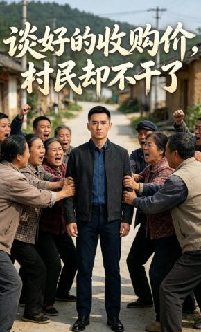 短剧《谈好的收购价，村民却不干了》海报