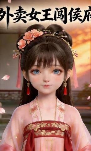 短剧《外卖女王闯侯府》海报