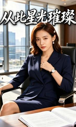 短剧《从此星光璀璨》海报