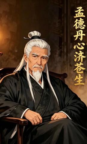 短剧《孟德丹心济苍生》海报