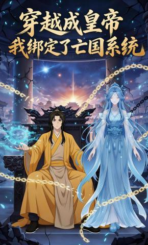 短剧《穿越成皇帝我绑定了亡国系统》海报