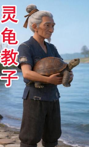 短剧《灵龟教子》海报