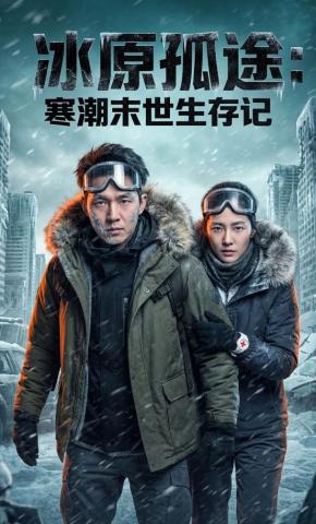 短剧《冰原孤途：寒潮末世生存记》海报