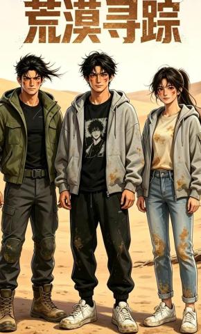 短剧《荒漠：寻踪》海报