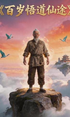 短剧《百岁悟道仙途》海报