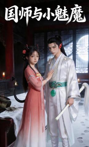 短剧《国师与小魅魔》海报