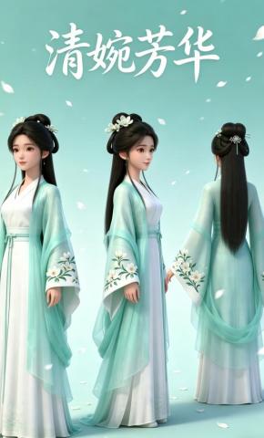 短剧《清婉芳华》海报