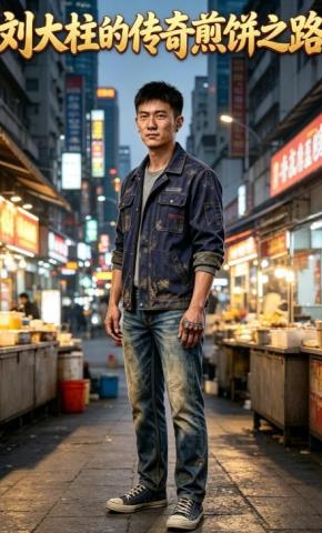 短剧《刘大柱的传奇煎饼之路》海报