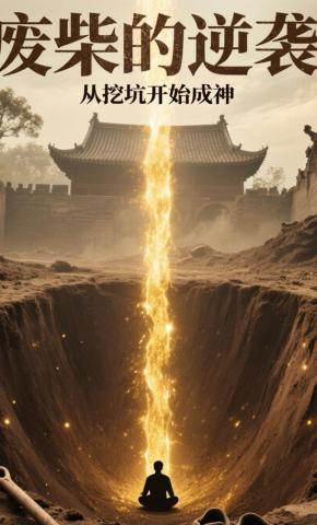 短剧《废柴的逆袭从挖坑开始成神》海报