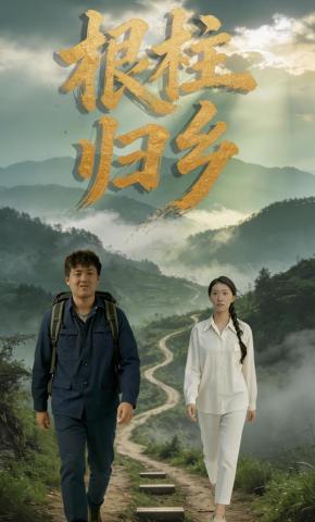 短剧《根柱归乡》海报