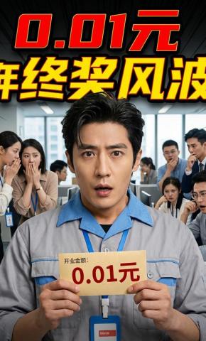 短剧《0.01元年终奖风波》海报