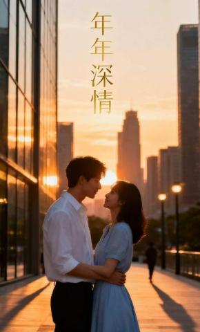 短剧《年年深情》海报