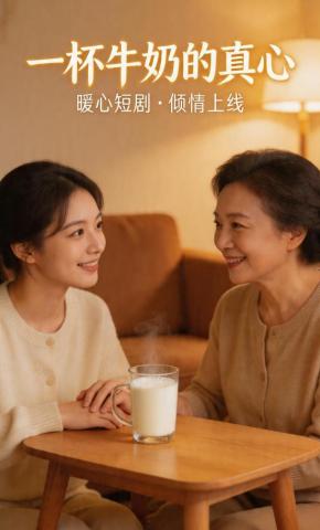 短剧《一杯牛奶的真心》海报