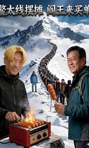 短剧《鳌太线摆摊阎王来买单》海报