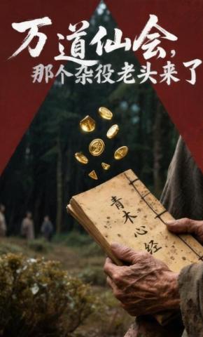 短剧《万道仙会，那个杂役老头来了》海报