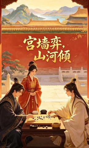 短剧《宫墙弈，山河倾》海报