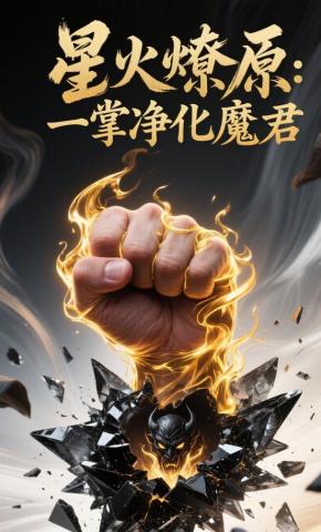 短剧《星火燎原：一掌净化魔君》海报