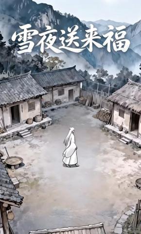 短剧《雪夜送来福》海报