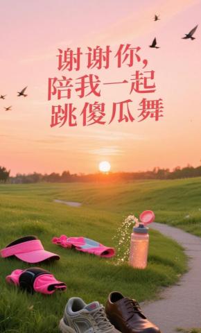短剧《谢谢你陪我一起跳傻瓜舞》海报