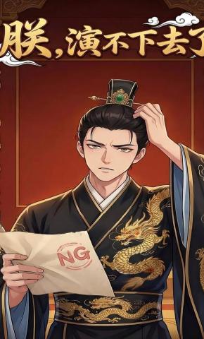 短剧《朕，演不下去了》海报