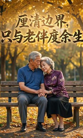 短剧《厘清边界，只与老伴度余生》海报