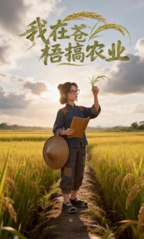 短剧《我在苍梧搞农业》海报