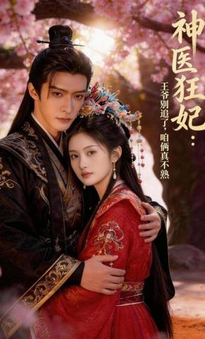 短剧《神医狂妃：王爷别追了，咱俩真不熟》海报