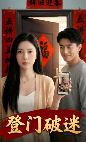 短剧《登门破迷》海报