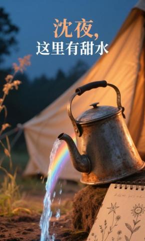 短剧《沈夜，这里有甜水》海报