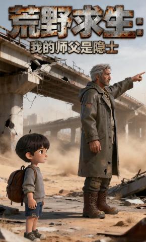 短剧《荒野求生：我的师父是隐士》海报