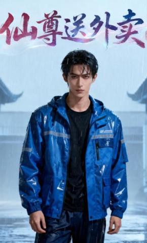 短剧《仙尊送外卖》海报