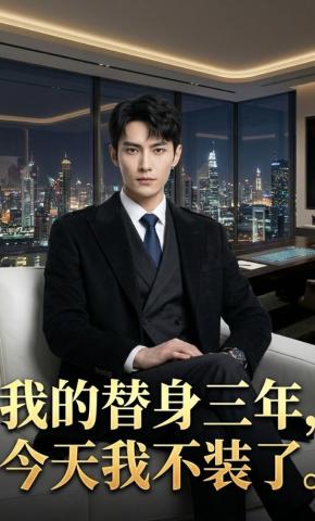 短剧《我的替身三年，今天我不装了。》海报