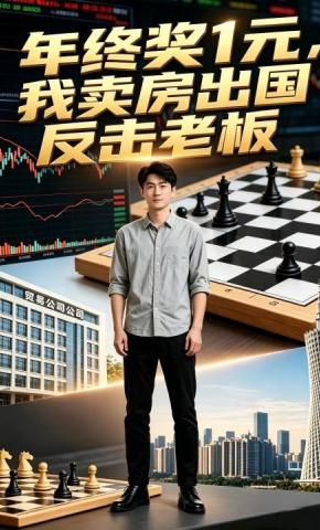 短剧《年终奖1元，我卖房出国反击老板》海报