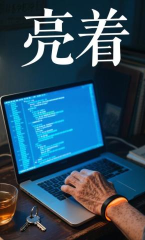 短剧《亮着》海报