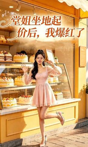短剧《堂姐坐地起价后，我爆红了》海报
