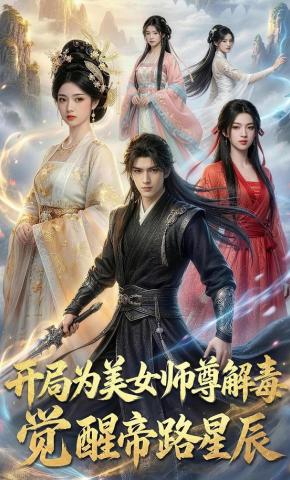 短剧《开局为美女师尊解毒，觉醒帝路星辰》海报