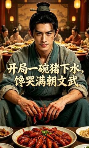 短剧《开局一碗猪下水，馋哭满朝文武》海报