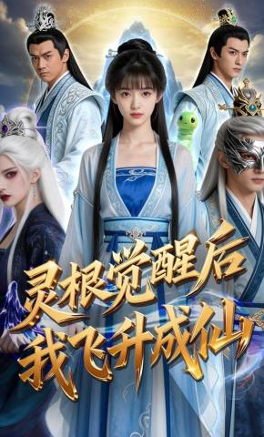 短剧《灵根觉醒后我飞升成仙》海报