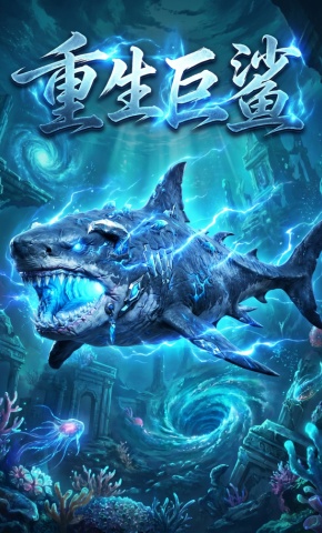 短剧《重生巨鲨》海报