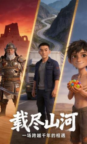 短剧《载尽山河第一季》海报